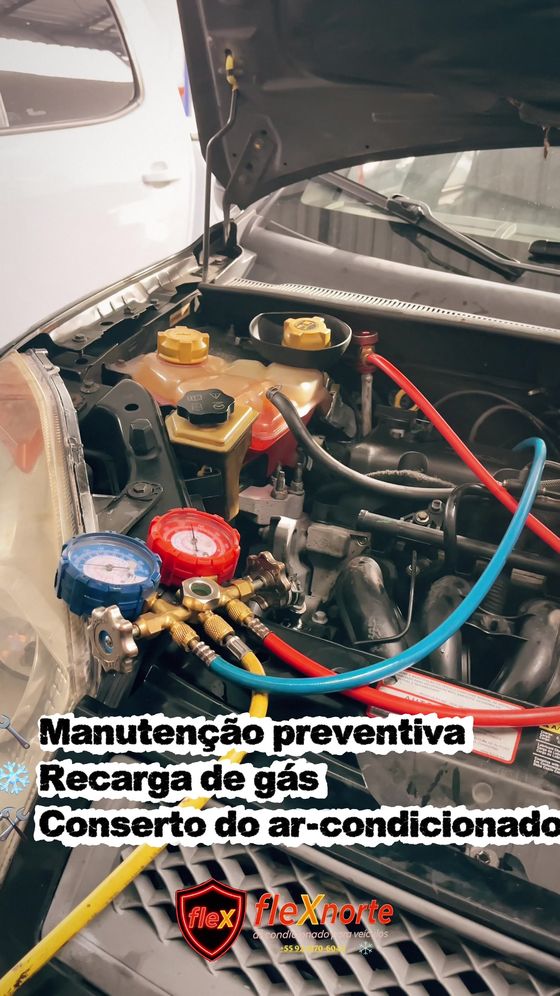 Miniatura: manutenção preventiva e recarga de gás